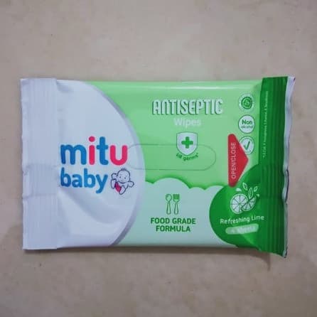 MITU BABY WIPES F&C REFRESHING LIME 4'S