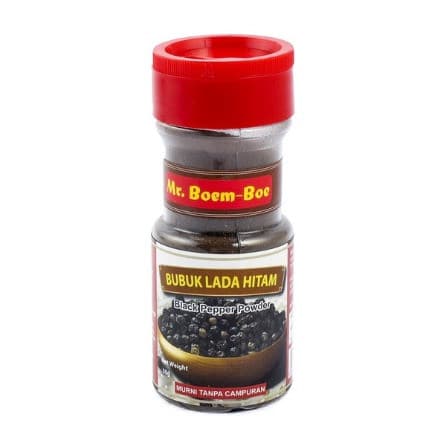 Mr.Boem-Boe Bubuk Lada Hitam Botol 50g