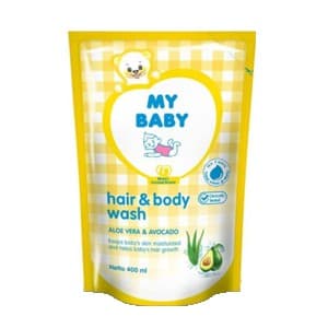 MY BABY HAIR & BODY WASH REFILL  PCH 400mL