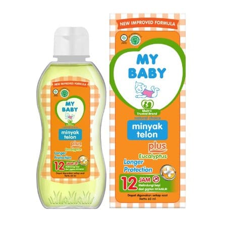 My Baby Minyak Telon Plus Longer Protection 60ml