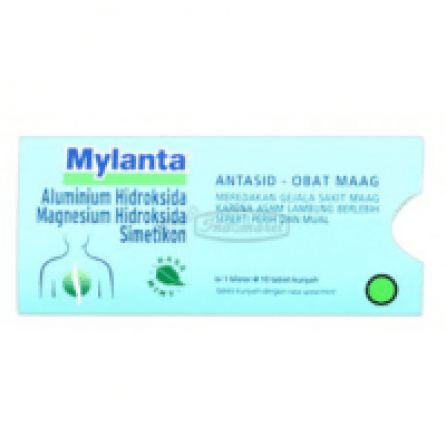 Mylanta Obat Sakit Maag Isi 10 Tablet