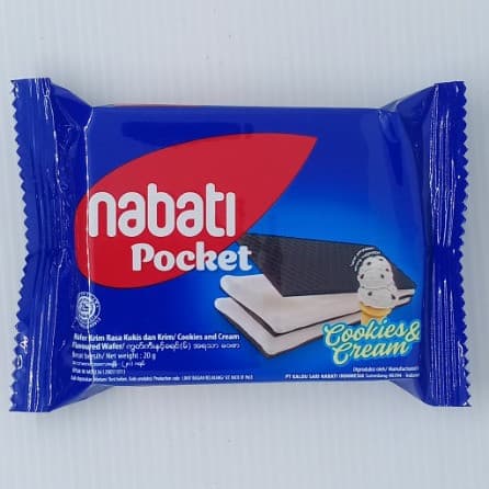 NABATI POCKET COOKIES CREAM 20G