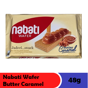 NABATI WAFER BUTTER CARAMEL PCK 48/39g