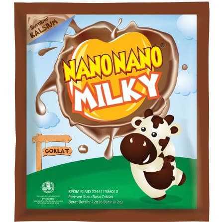 NANO NANO MILKY COKLAT 12G