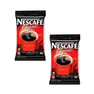 NESCAFE COFFEE CLASSIC KEMASAN EKONOMI  PCK 50g