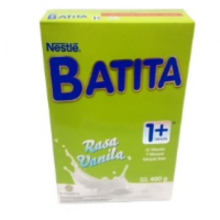 Nestle Susu Pertumbuhan BATITA 1+ VANILA BOX 400g