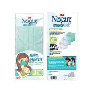 NEXCARE EARLOOP MASKER 3'S  PCK 