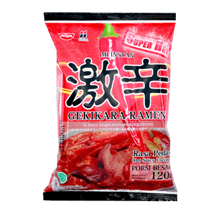 NISSIN MIE GORENG GEKIKARA RAMEN PEDAS PCK 120g