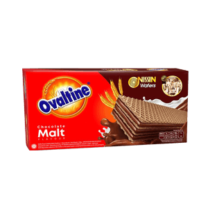 NISSIN WAFER OVALTINE CHOCOLATE MALT BOX 150g