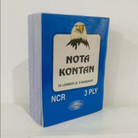 NOTA KONTAN NCR 25 3 RANGKAP BIRU BSAR