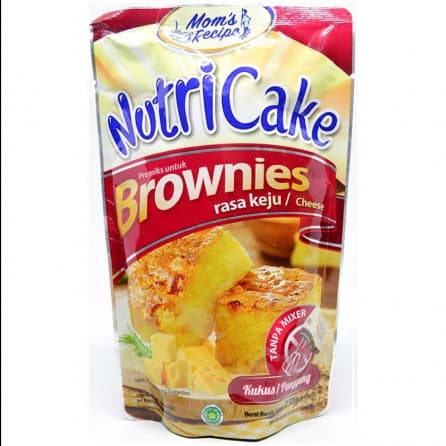 NUTRICAKE BROWNIES CHEESE 230G