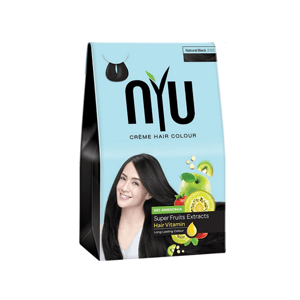 NYU CREME HAIR COLOUR NATURAL BLACK BOX NO.2