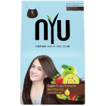 Nyu Creme Hair Colour Natural Brown Box No 4