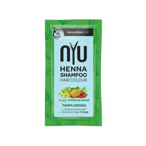 NYU HENNA SHAMPOO NATURAL BLACK SCT 20mL