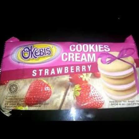 OKEBIS COOKIES CREAM STRAWBERRY 180gr