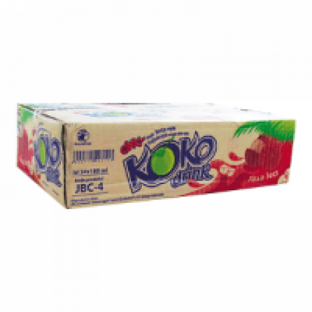 Okky Jelly Koko Drink Leci Isi 24 Cup 150mL