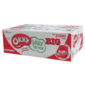 OKKY JELLY KOKO DRINK STRAWBERRY CUP 220mL