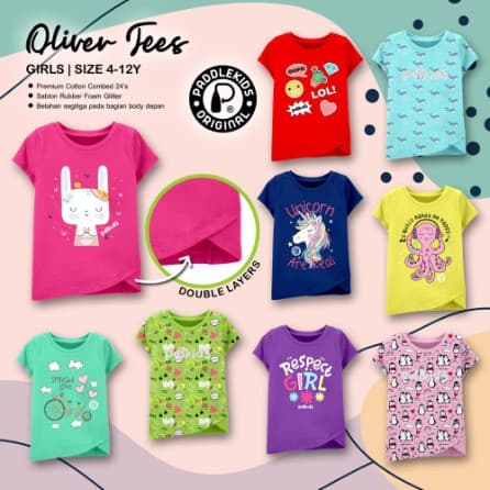 Oliver Tee Kaos Anak Perempuan 3 - 10 Tahun