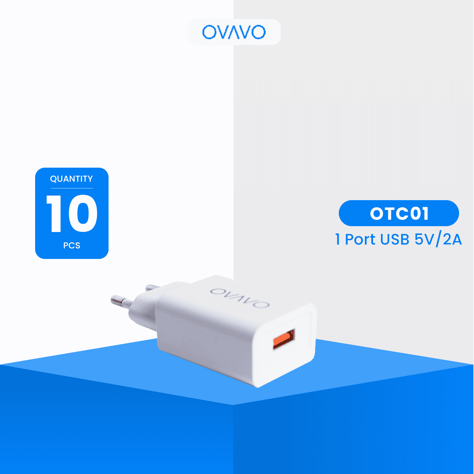 OVAVO Travel Charger OTC01 5V/2A
