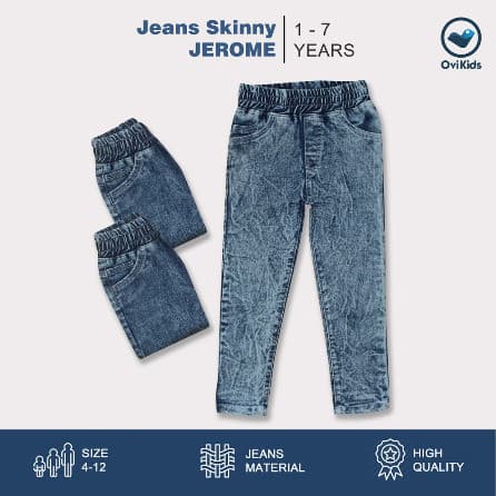 OVIKIDS - Jeans Anak Skinny Jerome Unisex (1 - 7 Tahun)