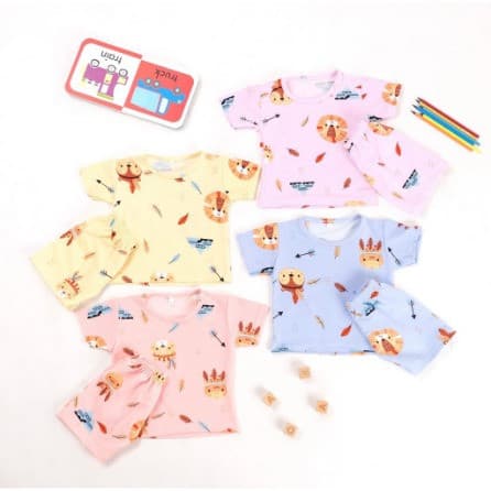Owlet - Setelan Baju Panjang & Pendek Anak 1 - 7 Tahun