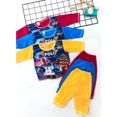 Owlet - Setelan Harian Anak Laki - Laki Motif Kartun