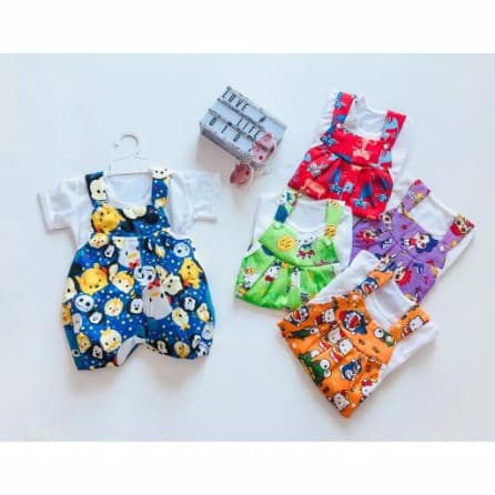 Owlet - Setelan Kodok Bayi Moitf Kartun 0 - 8 Bulan