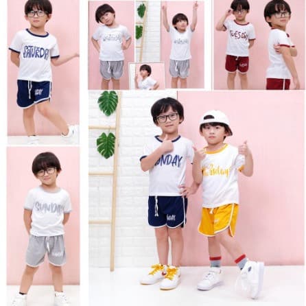Owlet - Setelan Playset Anak Motif Day Unisex