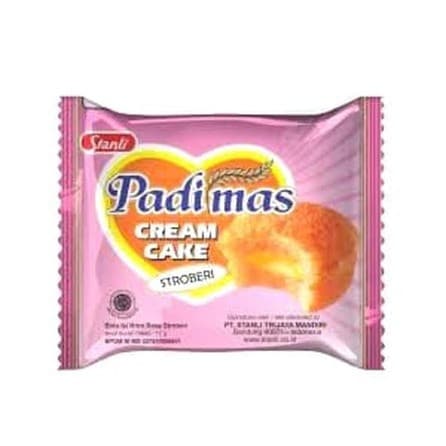 PADI MAS CREAM CAKE BROWNIS STRAWBERRY 10G 