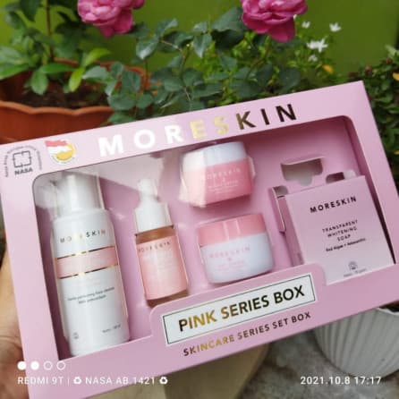 Paket Moreskin pink NASA terbaru/ORIGINAL