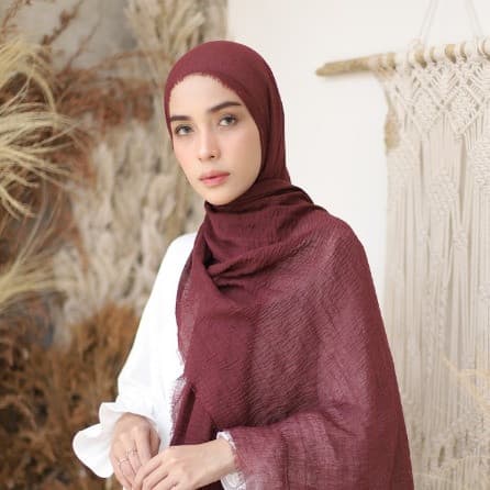 Pashmina Crinkle Shawl Hijab 180x75cm