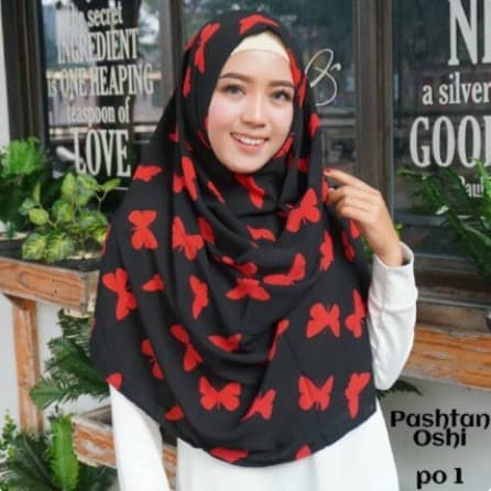 Pashmina Instan Oshi Motif