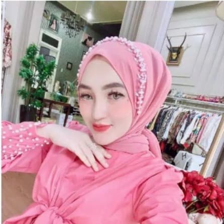 Pashmina Tali Bando Mutiara