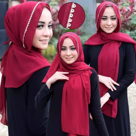 Pashmina Tali Nisrina Ceruty Babydoll