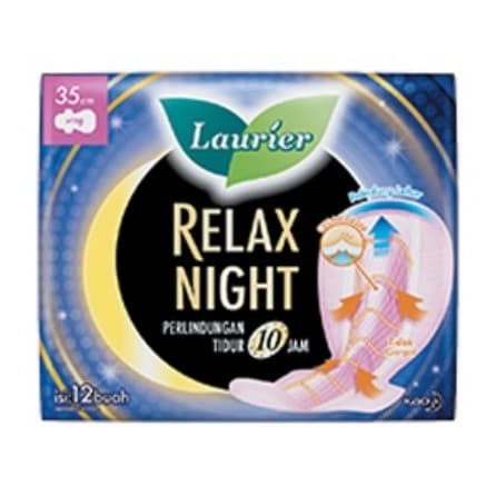 Pembalut Laurier 12'S Relax Night Bag 35cm