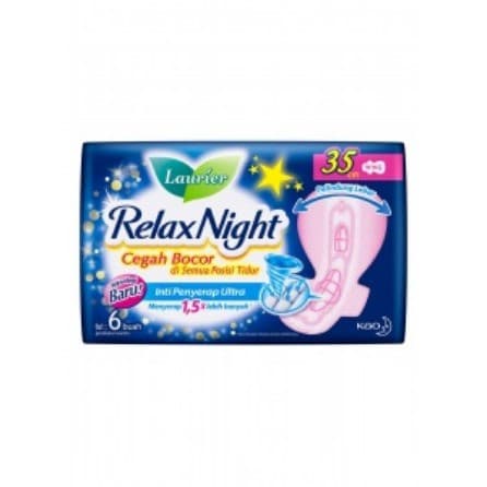 Pembalut Laurier 6'S Relax Night Bag 35cm