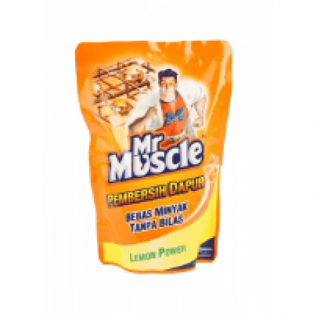 Pembersih Dapur Mr Muscle Refill Lemon Pch 400mL