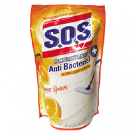 Pembersih Lantai S.O.S Refill Orange Pch 800/750mL