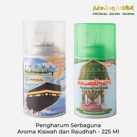 Pengharum Serbaguna Kiswah Raudhoh 225 ml Refiil