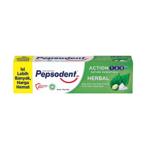 PEPSODENT PASTA GIGI HERBAL  BOX 75+25g