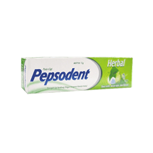 PEPSODENT PASTA GIGI HERBAL  TUB 75g