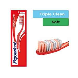 PEPSODENT SIKAT GIGI TRIPLE CLEAN (10442  PCK SOFT