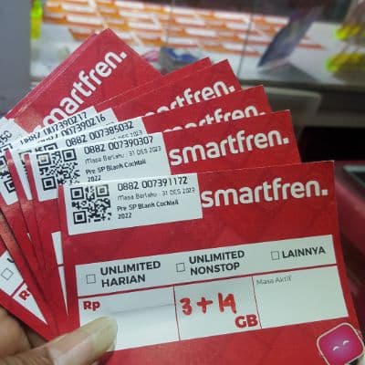 Perdana Smartfren 17GB 