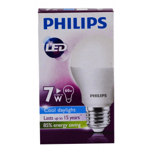 PHILIPS LAMPU LED COOL DAYLIGHT E27  PCS 6 WATT