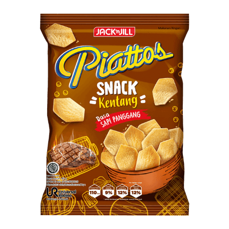 PIATTOS KENTANG 80g (SAPI PANGGANG)