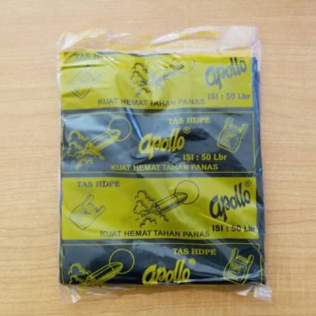 PLASTIK APOLLO HITAM KECIL 50LBR
