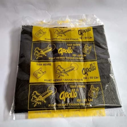 PLASTIK APOLLO HITAM TANGGUNG 50LBR