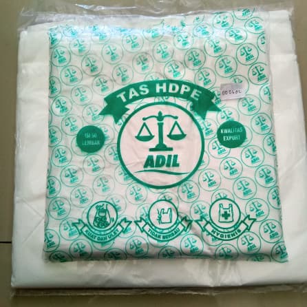 PLASTIK KRESEK HDPE PUTIH TANGGUNG