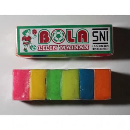 PLASTISIN KECIL BOLA (LILIN MAINAN)