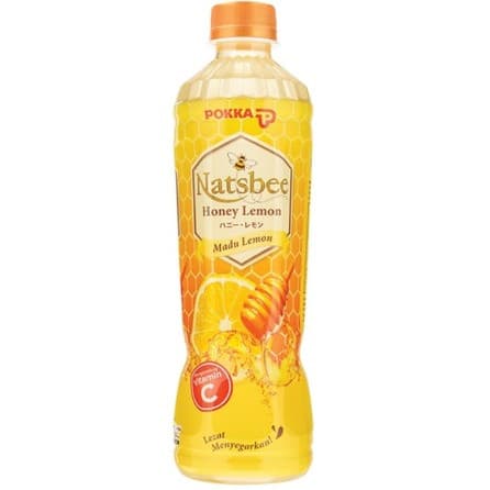 POKKA NATSBEE HONEY LEMON 450ML